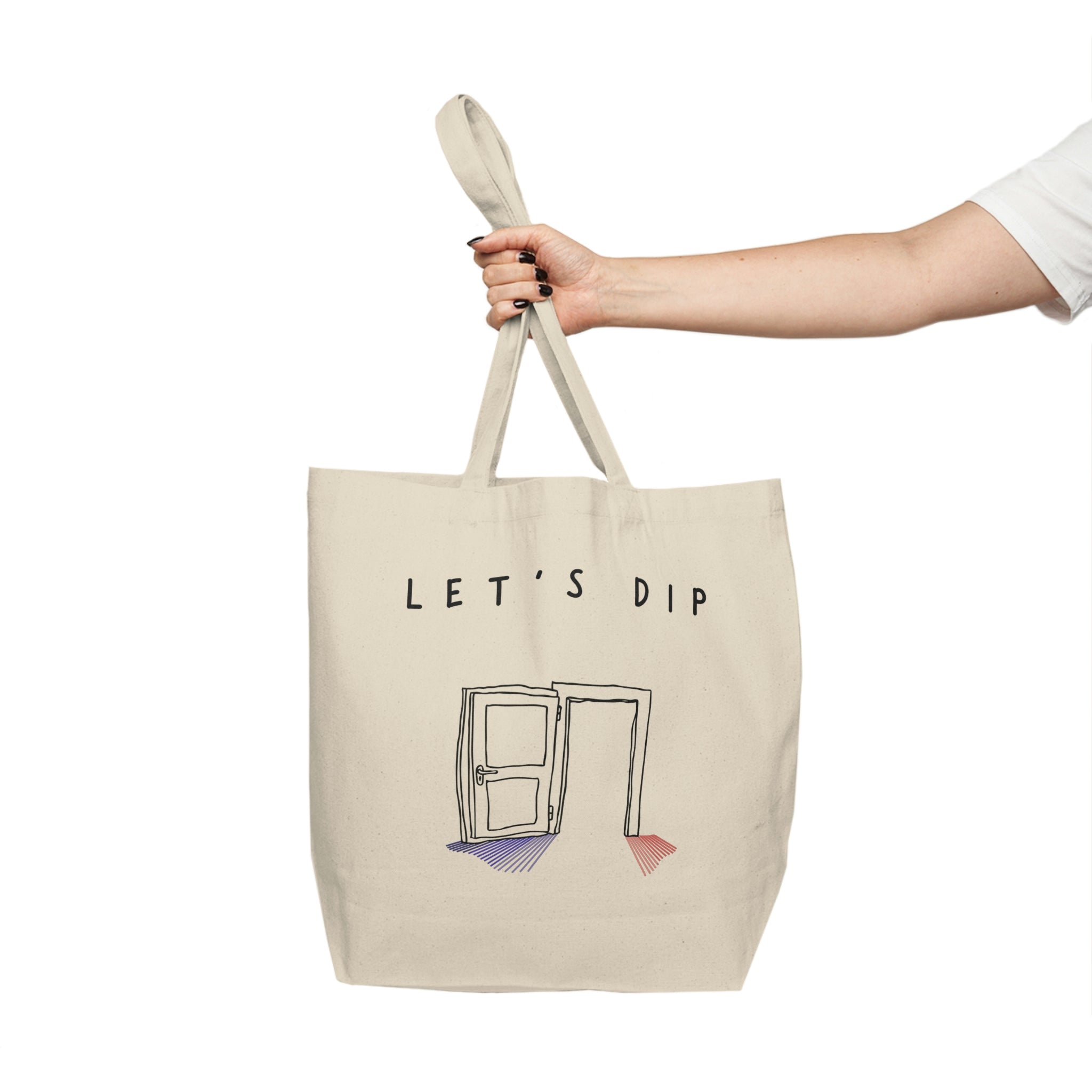 Let's Dip Shopping Tote