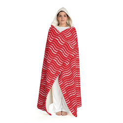 I Need Attention Hooded Blanket - Red